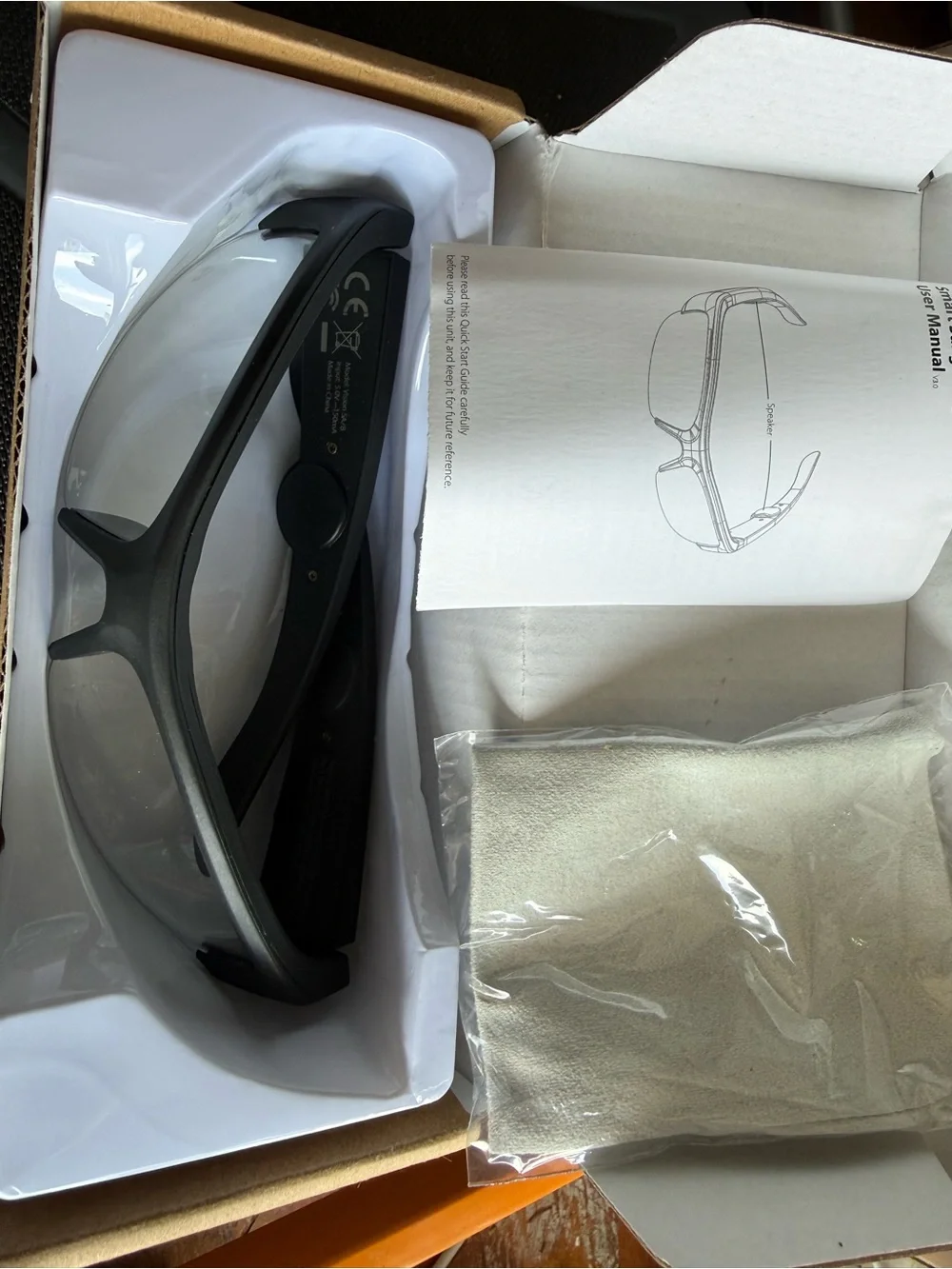 Emzwin 5BC Bluetooth safety glasses for work audio smart glasses headphones